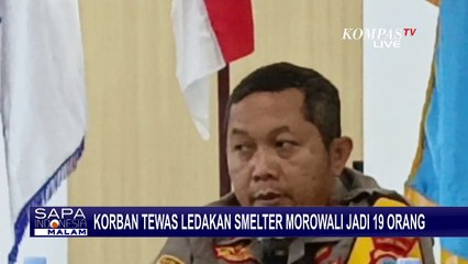 Upaya Ungkap Penyebab Ledakan, Polisi Uji Sampel Ledakan Smelter di Lab Forensik dan INAFIS