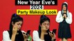 New Year Party Look For Ladies: New Year Eve Makeup Tutorial/ Best Outfit For New Year Party