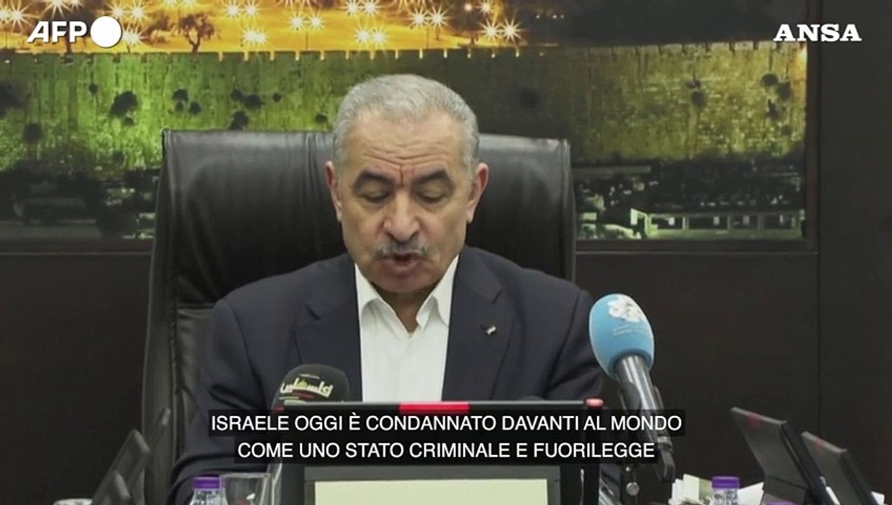 Gaza, il primo ministro palestinese:  "Israele fa morire di fame i civili"