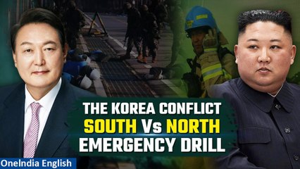 South Korea's Emergency Drills Against Possible Surprise Attack by North Korea | Oneindia News