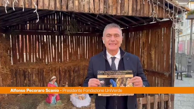 Pecoraro Scanio L'arte del presepe sia patrimonio Unesco