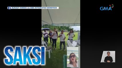 Raffle at iba pang palaro, idinaos sa libing ng isang babae | Saksi