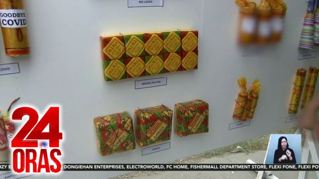 Ilang paputok, iniba lang ang pangalan at itsura pero malalakas kaya bawal ayon sa PNP | 24 Oras