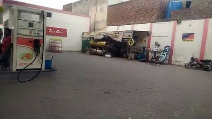 Petrol gas pupm station in Pakistan