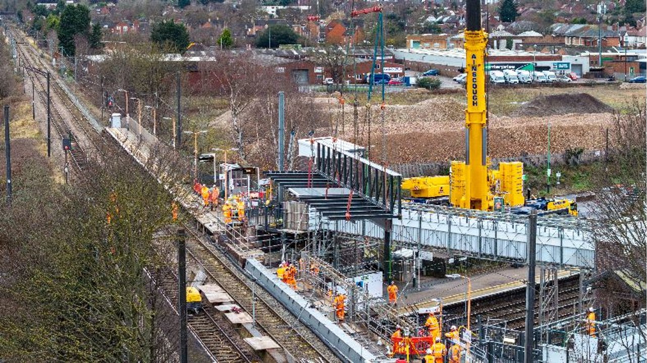 Time-lapse video released after major Christmas upgrades at Lichfield Trent Valley