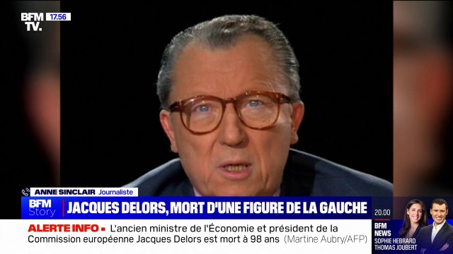 C'était un homme que j'aimais profondément, que je respectais infiniment , Anne Sinclair réagit à la mort de Jacques Delors