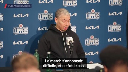 Clippers - Lue : "Westbrook nous a permis d'aller chercher la victoire"