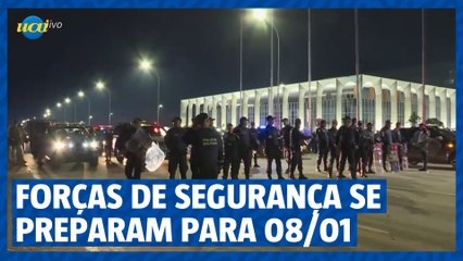 Forças de segurança se preparam para ato de 08 de janeiro