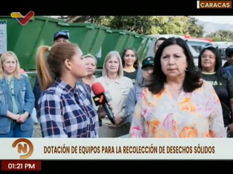 Supra Caracas recibe la dotación de equipos para la recolección de desechos sólidos
