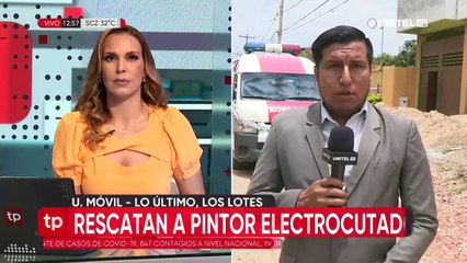 Un pintor se electrocuta en una obra y es rescatado vivo por bomberos