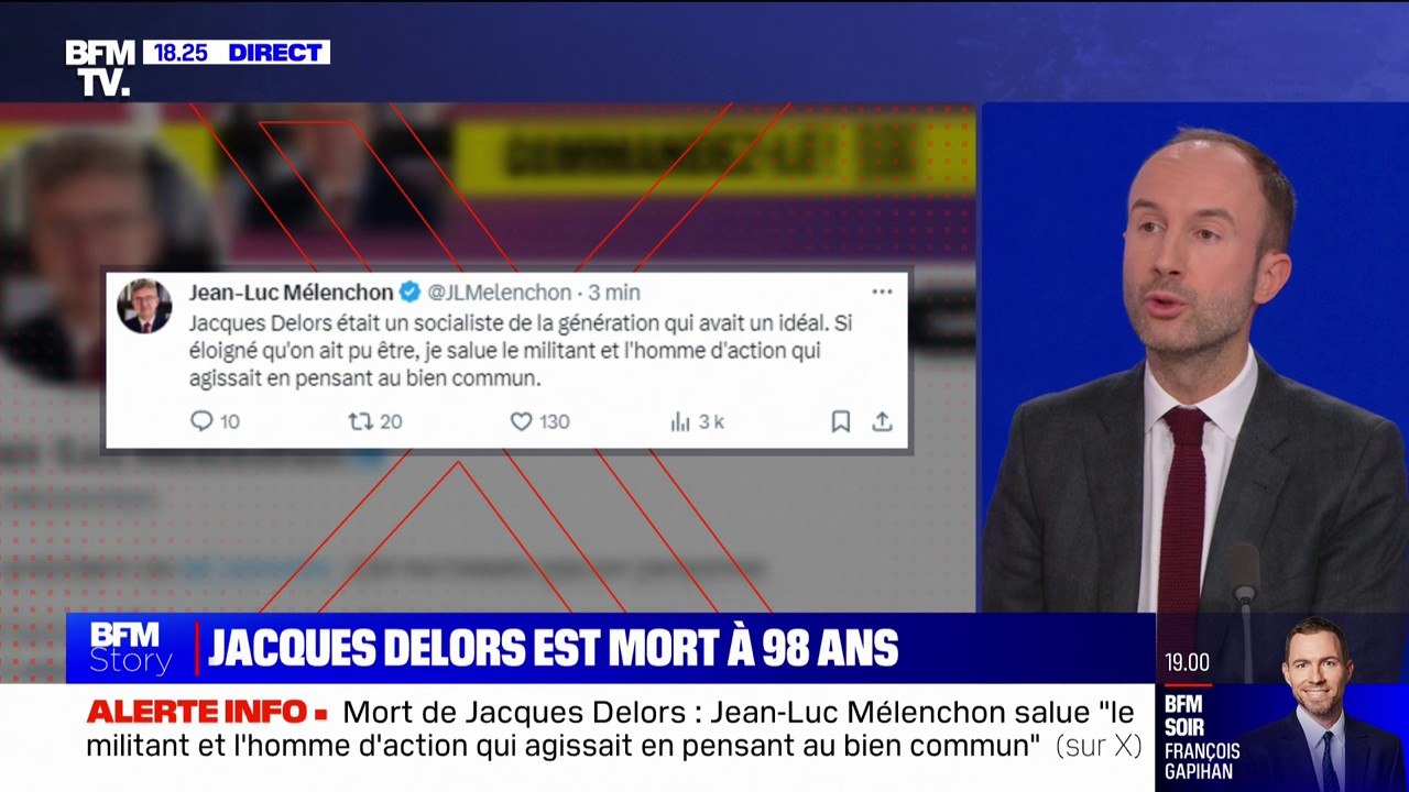 Jacques Delors "a marqué mon engagement, ma vie...