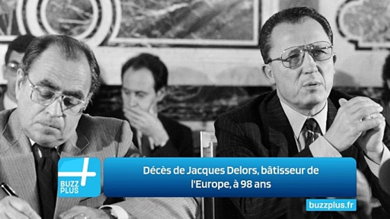 Décès de Jacques Delors, bâtisseur de l'Europe, à 98 ans