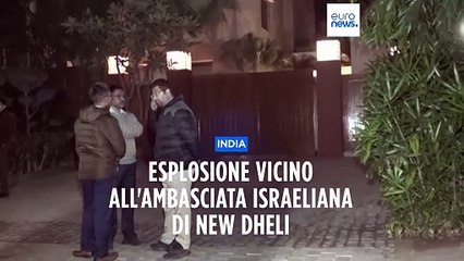 India: esplosione vicino all'ambasciata israeliana a New Delhi