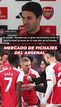 Arteta, sobre el mercado invernal: Solo estamos concentrados en el partido de mañana