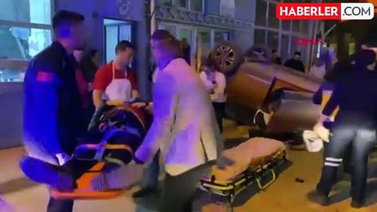 Edirne'de otomobil takla attı: Sürücü yaralandı, vatandaşlar son anda kurtuldu