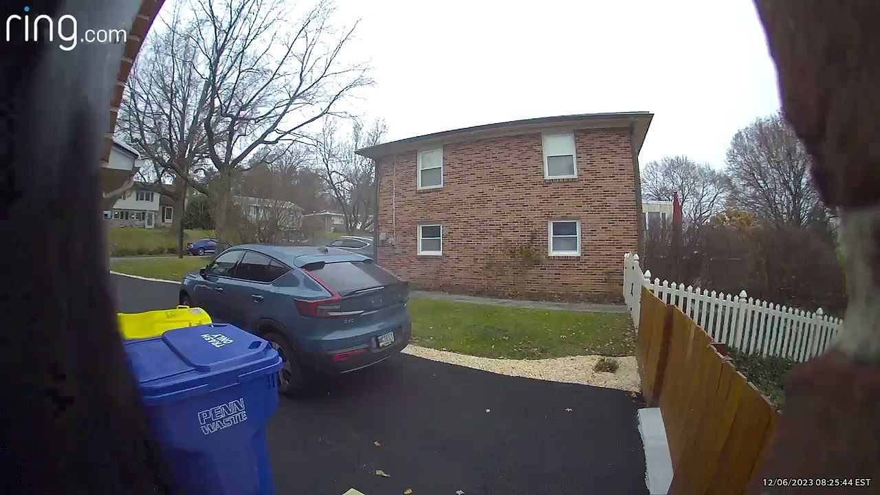 Guy Falls and Drops Recycling