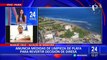 Alcalde anuncia limpieza de playa de Máncora tras ser catalogada como 