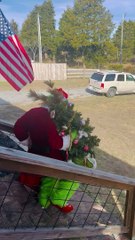 Cops Come For Christmas-Stealing Grinch