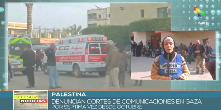 Palestina denuncia nuevos cortes de comunicaciones por continuo asedio israelí