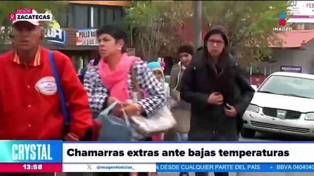 Bajas temperaturas golpean a Zacatecas