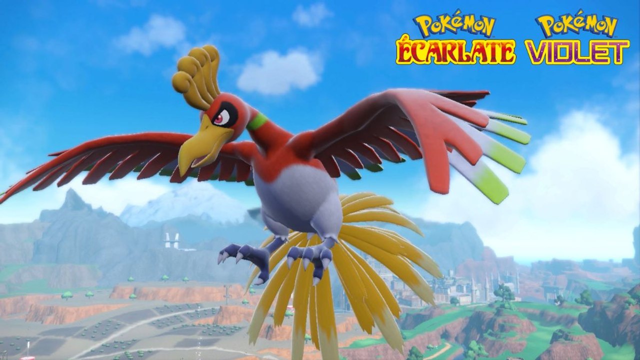 Ho-Oh Pokémon Ecarlate et Violet : Où le trouver et comment le capturer dans le DLC 2 ?