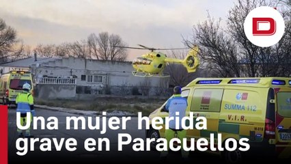 Una mujer sufre un accidente de gravedad contra un árbol en Paracuellos del Jarama