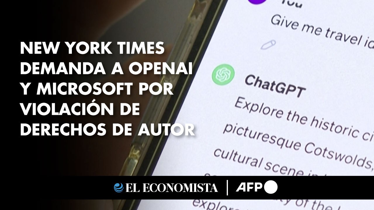 New York Times demanda a OpenAI y Microsoft por violación de derechos de autor