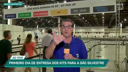 Veja detalhes do primeiro dia de entrega de kits da Corrida de São Silvestre