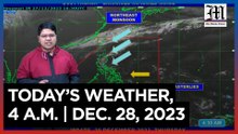 Today's Weather, 4 A.M. | Dec. 28, 2023