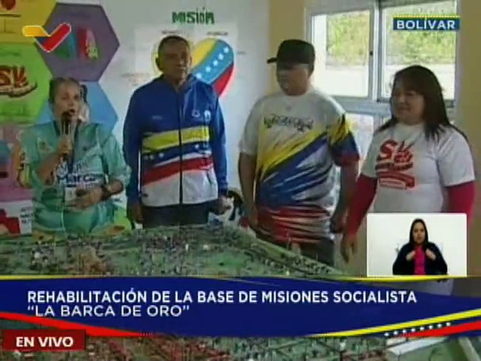 Pdte. Nicolás Maduro inaugura Base de Misiones Socialistas "La Barca de Oro" en el edo. Bolívar