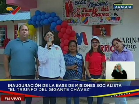 Aragua | Inaugurada Base de Misiones Socialista El Triunfo del Gigante Chávez en Las Tejerías