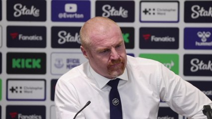 Dyche reaction to Everton 1-3 Manchester City