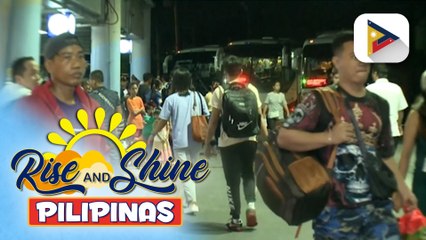 Mga biyahero, maagang bumiyahe sa mga terminal sa Cubao para makaiwas sa dagsa ng tao