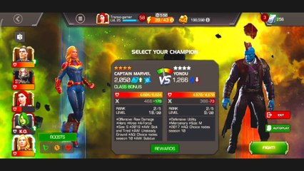 captain marvel Vs Yondu amazing Fighting video 