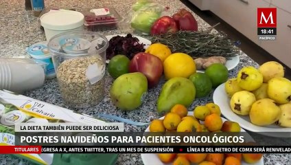INCAN imparte talleres nutricionales para pacientes con cáncer en época decembrinas