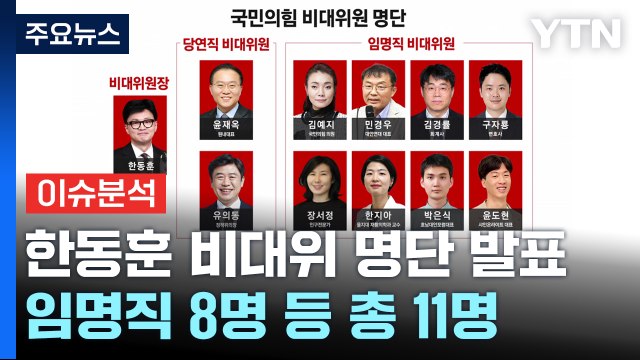 [뉴스앤이슈] 국민의힘 비대위원 인선 발표...특검법 오늘 자동상정 / YTN