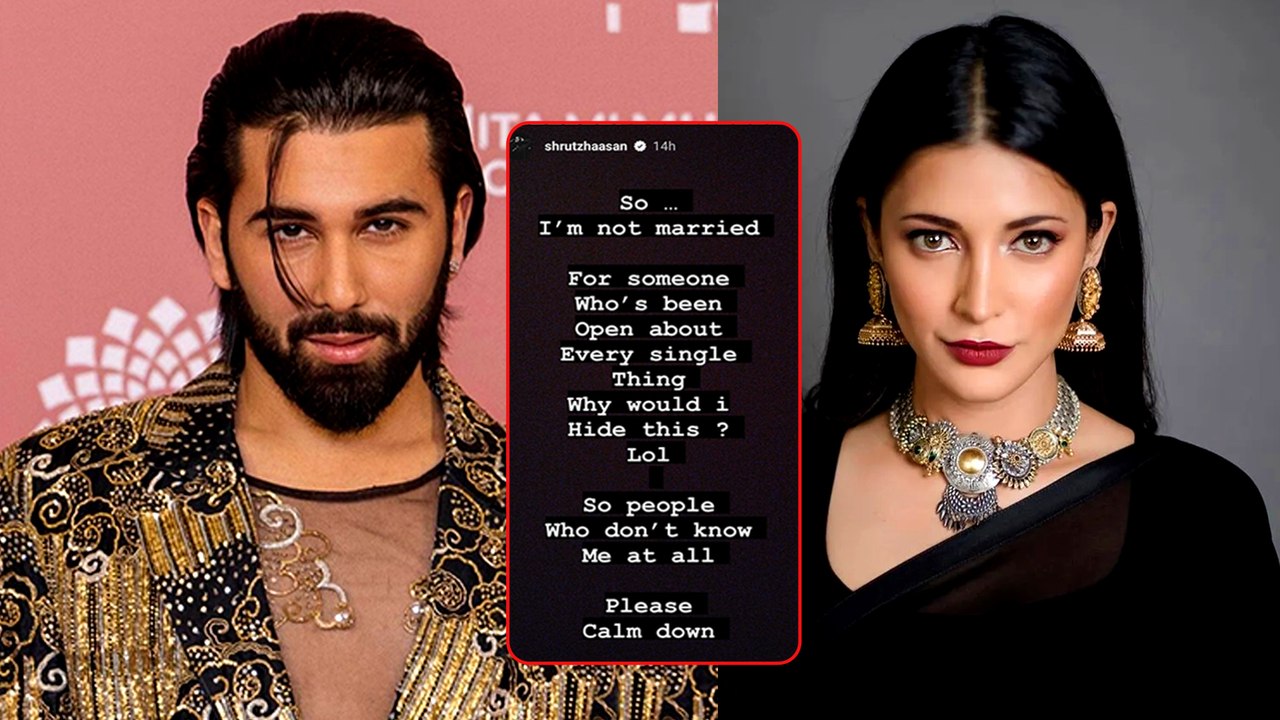 Shruti Haasan Reveals Her Marital Status After ORRY's This Comment