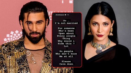Shruti Haasan Reveals Her Marital Status After ORRY's This Comment