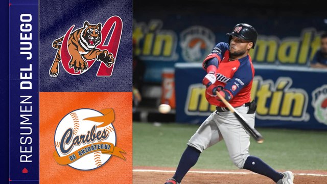 Tigres de Aragua vs Caribes de Anzoátegui | 27 de diciembre 2023