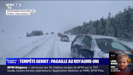 La tempête Gerrit paralyse le Royaume-Uni
