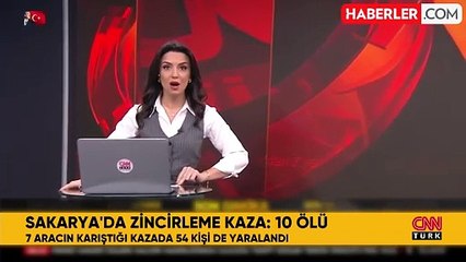 Kuzey Marmara Otoyolu'nda 7 araç birbirine girdi! 10 kişi öldü 54 kişi yaralandı