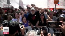 Segunda manifestación masiva contra el presidente de Argentina, Javier Milei