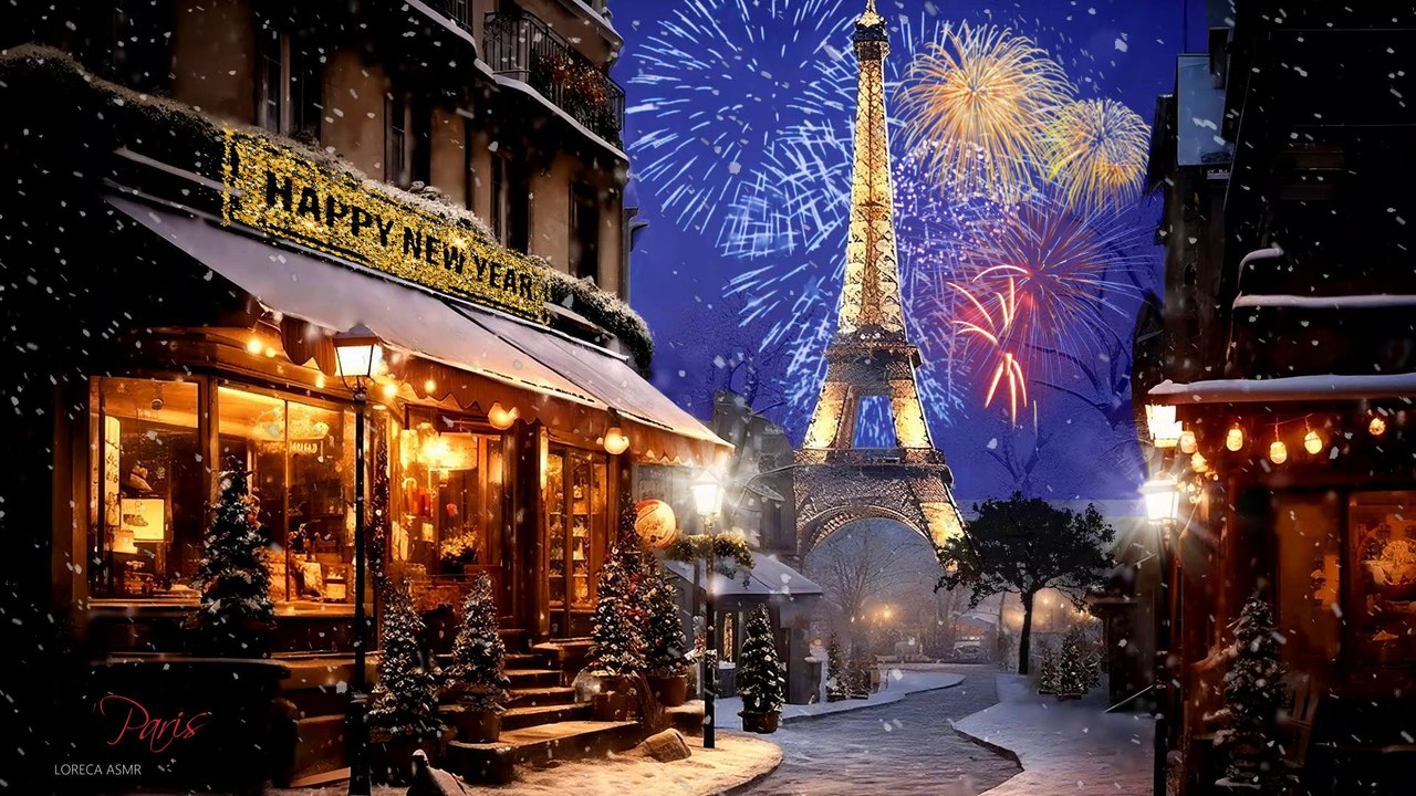 Happy 2024 ️ Paris Eiffel Tower End of Year Fireworks Video Dailymotion