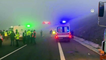 Kuzey Marmara Otoyolu'nda feci kaza: Onlarca ölü ve yaralı var