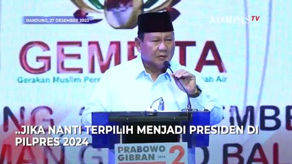 Prabowo Sebut Butuh Oposisi Bisa Terpilih Jadi Presiden 2024