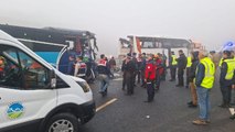 Kuzey Marmara Otoyolu Sakarya geçişinde feci kaza: Ölü ve yaralılar var