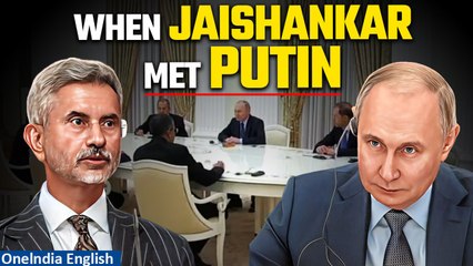 Скачать видео: Jaishankar Meets Putin| India-Russia Discuss Bilateral Progress, Sign Deals Worth Billions |Oneindia