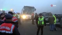 İstanbul yönüne ulaşım durdu: Kuzey Marmara Otoyolu'nda zincirleme kaza