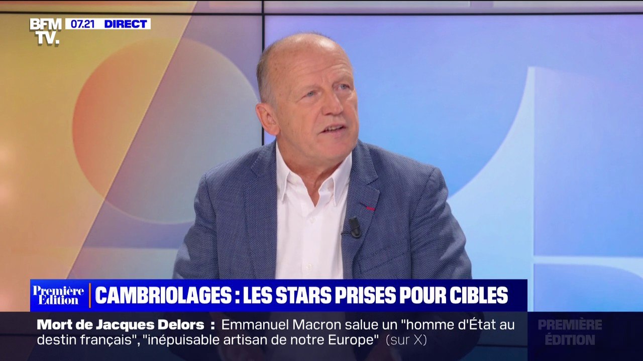 "On a affaire à des groupes de jeunes très déterminés, qui sont capables du pire": Bruno Pomart, président du think tank "initiative sécurité intérieure', réagit à l'augmentation des cambriolages chez les stars