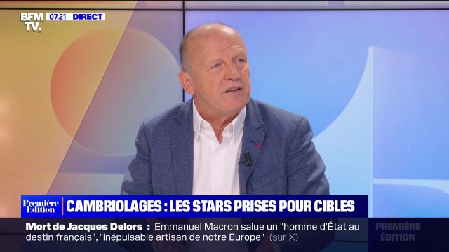 On a affaire à des groupes de jeunes très déterminés, qui sont capables du pire : Bruno Pomart, président du think tank initiative sécurité intérieure', réagit à l'augmentation des cambriolages chez les stars